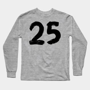 Number 25 Long Sleeve T-Shirt